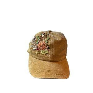 Embroidered Tan Cap